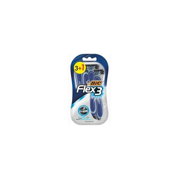 Manuel baberhøvl Bic Flex3 (4 uds)