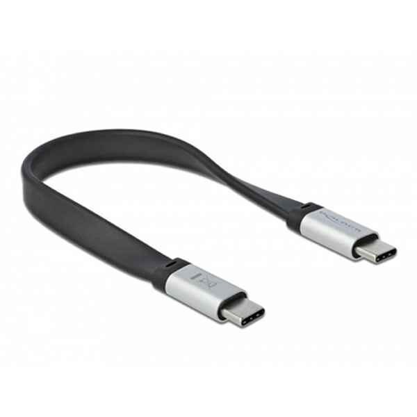 USB-C til USB-C-kabel DELOCK (0,22 m)