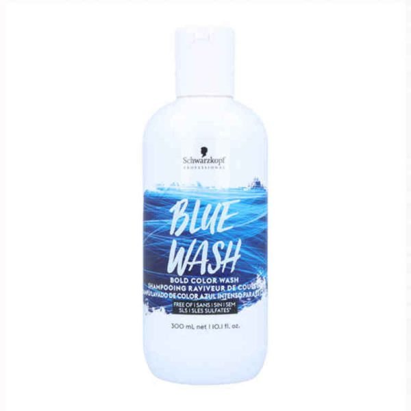 Ikke-Permanent Farve Shampoo Bold Blue Wash Schwarzkopf (300 ml) (300 ml)