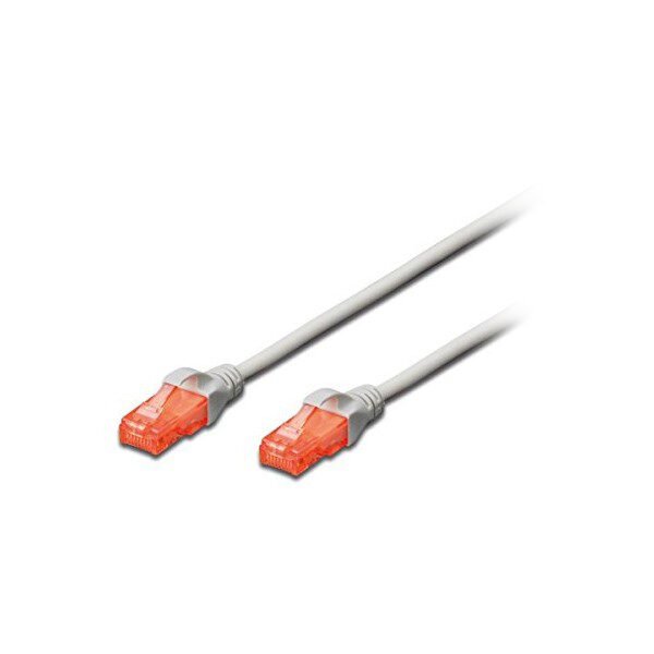 UTP kategori 6 stift netværkskabel Ewent EW-6U-020 RJ45 Grå