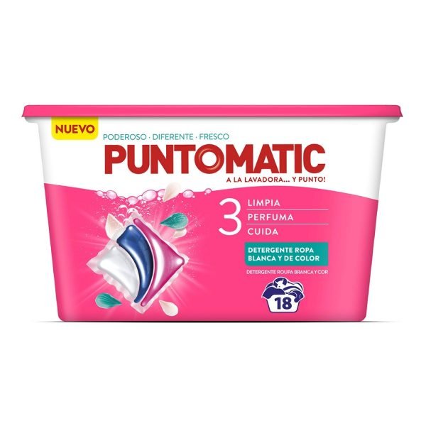 Vaskepulver Puntomatic Tricaps (18 uds)