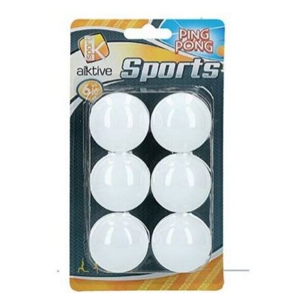 Sæt Bordtennis Bolde Ø 40 mm (6 uds)