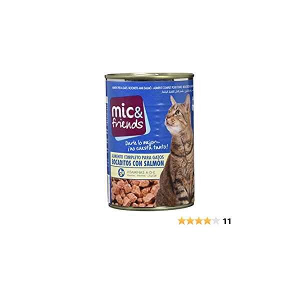 Kattemad Mic&Friends Bocaditos Salmón (425 g)