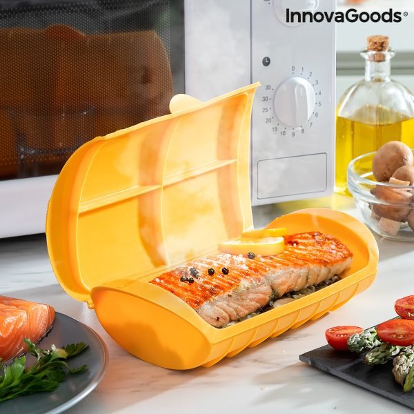 Silikonepose til damplavning med opskrifter Cooksty InnovaGoods