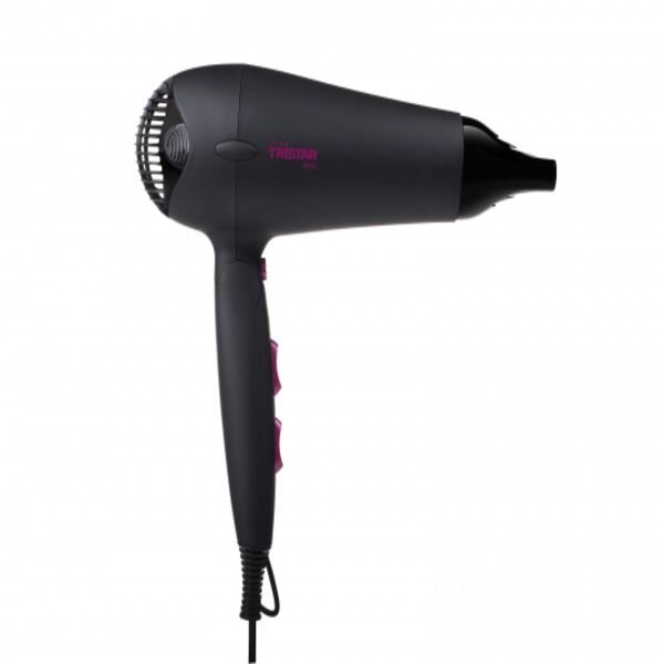 Foldbar hårtørrer Tristar HD2358 Ionisk Sort 2000W