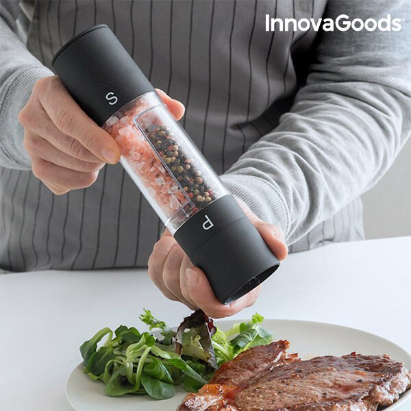 InnovaGoods 2 i 1 Salt og Peberkværn