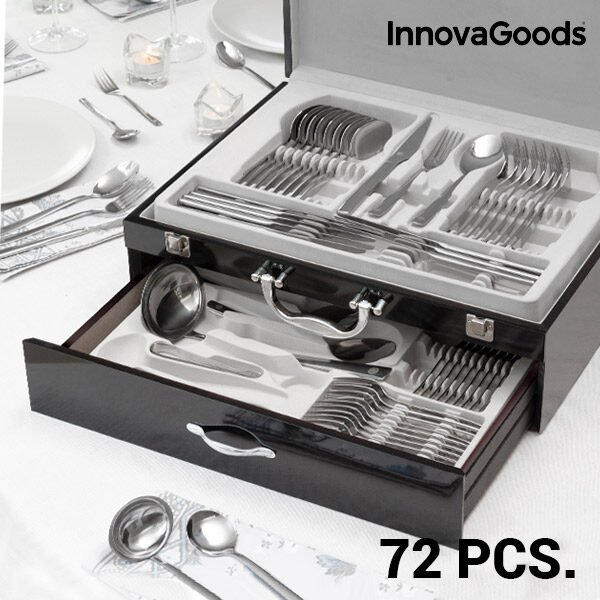 InnovaGoods Cook D'Lux Rustfrit stål bestik (72 dele)