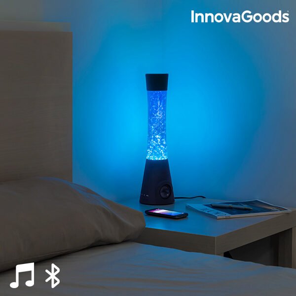 InnovaGoods Lavalampe med Bluetooth Højtaler og Mikrofon 30W