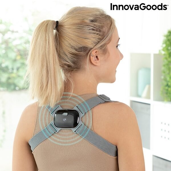 Intelligent genopladelig holdningskorrigerende træner med vibrationer Viback InnovaGoods